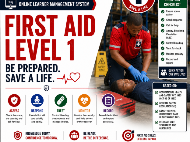 First Aid Level 1 Recertification - US 119567 course image